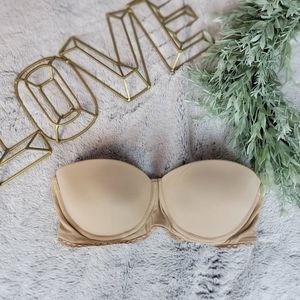 Calvin Klein Strapless Bra Tan Size 32d